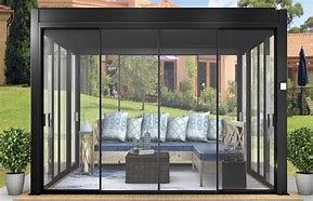 Image result for Sliding Glass Doors with Pergola