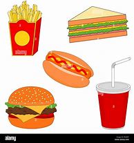 Image result for Gambar Makanan Fast Food Cartoon