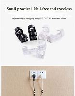 Image result for Cable Clip Organizer