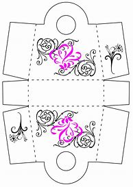 Image result for Free Printable Favor Boxes Templates