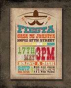 Image result for Fiesta Theme Paper Invitations