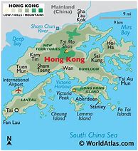 Image result for Map of Southern China and Hong Kong