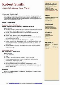 Image result for Home Care Nurse Resume Sample