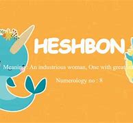 Image result for Heshbon