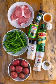 Image result for Pork Chop Sheet Pan Dinner