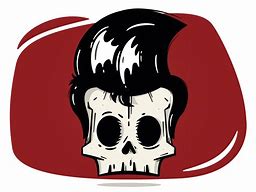 Image result for Rockabilly Skull Valentine