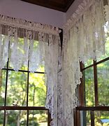 Image result for Lace Curtains for Kitchen Window