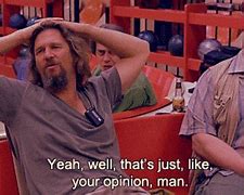 Image result for That's Your Opinion GIF