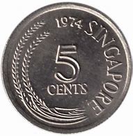 Image result for Singapore 5 Cents