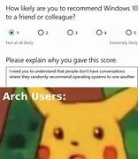 Image result for Arch BTW Meme