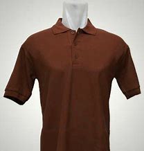 Image result for Polo Shirt Cowo Coklat