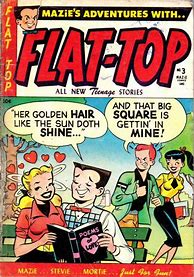 Image result for Harvey Comics Flat Top Jr