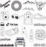 Image result for Cute Aesthetic Stickers Black and White