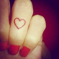 Image result for Heart Tattoo On Ring Finger