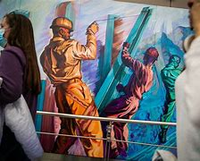 Image result for Denver Airport Weird Murals