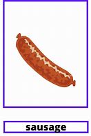 Image result for Sausage Flashcard