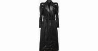 Image result for Balenciaga Leather Trench Coat