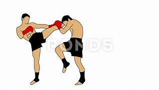 Image result for Kickboxing Drawing