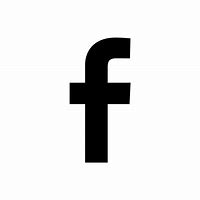 Image result for Facebook Icon Black White