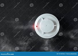 Image result for Black Smoke Detector