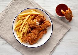 Image result for Chicken Strips and French Fries