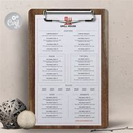 Image result for Cafe Menu Layout