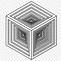 Image result for Op Art Cube Illusion