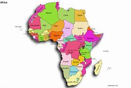 Image result for Clear Map of Africa