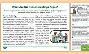 Image result for Siblings Argue