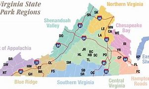 Image result for Map of Virginia State Parks