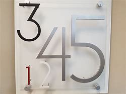 Image result for House Letters and Numbers Black