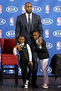 Image result for LeBron James with Kids