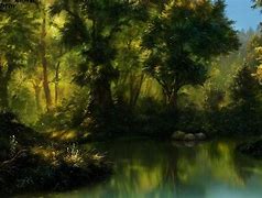 Image result for Forest Painting Wallpaper