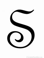 Image result for Cursive Small S