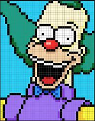 Image result for The Simpsons Pixel Art