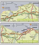 Image result for National Cycle Route 61 Map