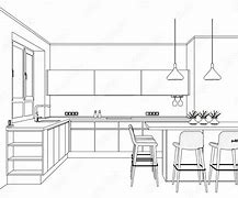 Image result for Modern Kitchen Sketches