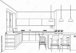 Image result for Sketches of Personalized Kitchen