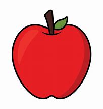 Image result for Red Circle Clip Art Apple Outline