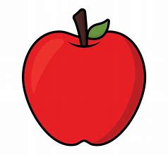 Image result for Red Apple Outline Clip Art with Seeds