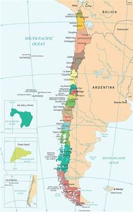 Image result for Regions of Chile Map