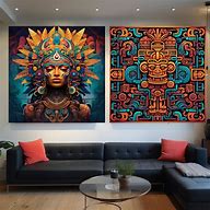 Image result for Aztec Mayan Art