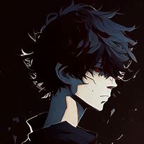 Image result for Cut Anime Boy with Black Hair