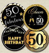 Image result for 50th Birthday Fondant Cupcake Topper