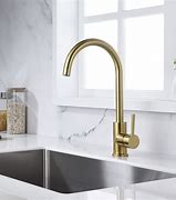 Image result for Gold Kitchen Faucet with Stainless Steel Sink