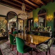 Image result for Maximalist Dining Area