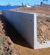 Image result for Concrete Retaining Wall Footing Design