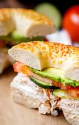 Image result for Bagel with Veggie Cream Cheese