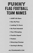 Image result for Funny Football Team Names