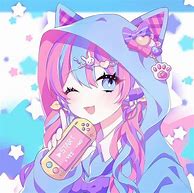 Image result for Kawaii Anime Girl Gamer Pastel